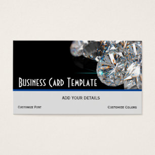 Jewelry Stone Rhinestone Diamonds Visitekaartje