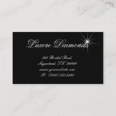 Jewelry Visitekaartje Lace Pink Blue Heart (Achterkant)