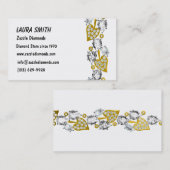 JEWELRY  VISITEKAARTJE - Wit (Voorkant / Achterkant)