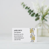 JEWELRY  VISITEKAARTJE - Wit (Staand voorkant)