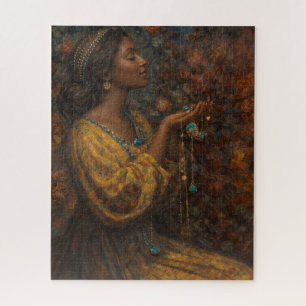 Jewels Art van Mostyn opnieuw bedacht met zwarte v Legpuzzel