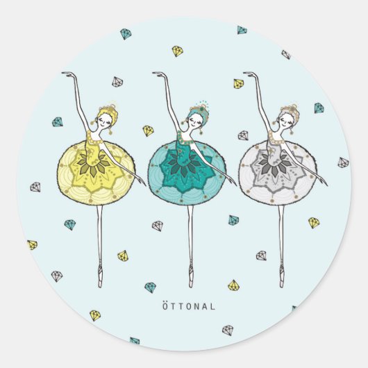 Jewels Stecker Ronde Sticker (Voorkant)