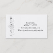 JewelScent Visitekaartjes (Achterkant)