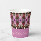 Jeweltint met patroon papieren bekers (Links)