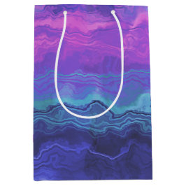 jeweltone agaat ombre :  medium cadeauzakje