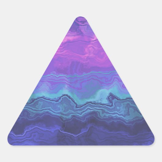 jeweltone agaat ombre :  sticker (Voorkant)