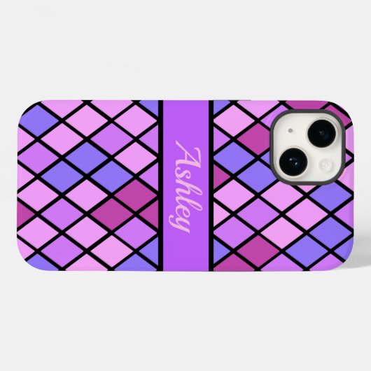 Jeweltone Diamonds Case-Mate iPhone Case (Achterkant (horizontaal))