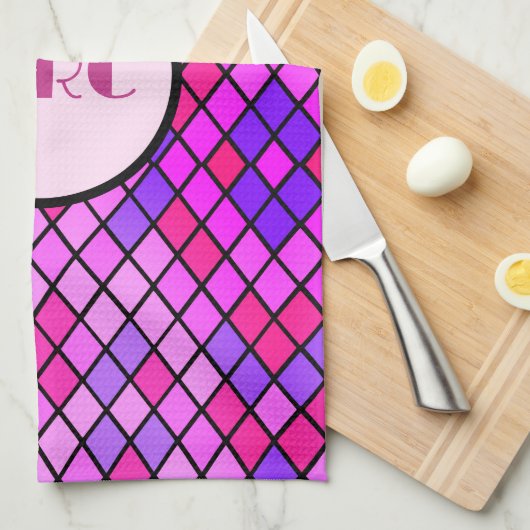 Jeweltone Diamonds Theedoek (Quarter Fold)