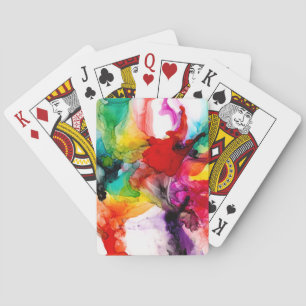 Jeweltone Prism - Watercolor Pokerkaarten