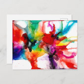 Jeweltone Prism - Waterverf Briefkaart (Voorkant / Achterkant)