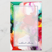 Jeweltone Prism - Waterverf Briefpapier (Voorkant)