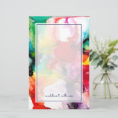 Jeweltone Prism - Waterverf Briefpapier (Staand voorkant)