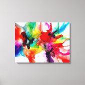 Jeweltone Prism - Waterverf Canvas Afdruk (Voorkant)