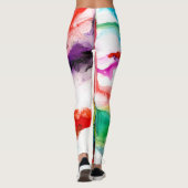 Jeweltone Prism - Waterverf Leggings (Achterkant)
