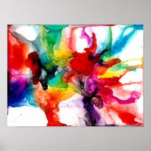 Jeweltone Prism - Waterverf Poster