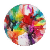 Jeweltone Prism - Waterverf Snijplank (Voorkant)