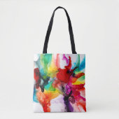 Jeweltone Prism - Waterverf Tote Bag (Voorkant)
