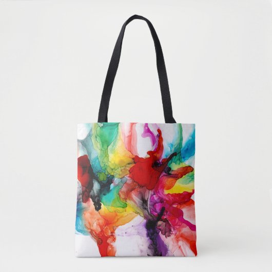 Jeweltone Prism - Waterverf Tote Bag (Voorkant)