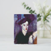 Jewess van Amedeo Modigliani Briefkaart (Staand voorkant)