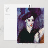 Jewess van Amedeo Modigliani Briefkaart (Voorkant / Achterkant)