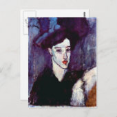 Jewess van Amedeo Modigliani Briefkaart (Voorkant / Achterkant)