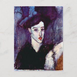 Jewess van Amedeo Modigliani Briefkaart