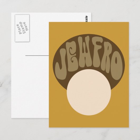 Jewfro Briefkaart (Voorkant / Achterkant)