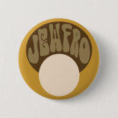 Jewfro Ronde Button 5,7 Cm (Voorkant)