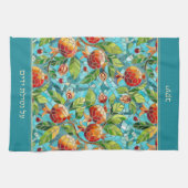 Jewish Al Netilat Yadayim Pomegranate Handwashing Theedoek (Horizontaal)