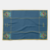 Jewish Al Netilat Yadayim Pomegranate Handwashing Theedoek (Horizontaal)