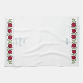 Jewish Al Netilat Yadayim Pomegranate Handwashing Theedoek (Horizontaal)