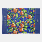 Jewish Al Netilat Yadayim Pomegranate Handwashing Theedoek (Horizontaal)