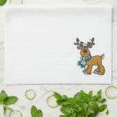 Jewish and Gentile Reindeers Kitchen Towel Theedoek (Gevouwen)