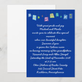 Jewish Baby Boy Hebrew Nobelprijsvraag Kaart (Voorkant / Achterkant)