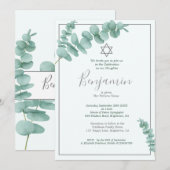Jewish Baby Boy Naming Eucalyptus Hebreeuws Greene Kaart (Voorkant / Achterkant)