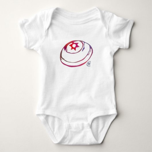 Jewish Baby Girl Baby One Piece Romper (Voorkant)