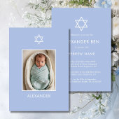 Jewish Baby Naming Fotoster van David Hebreeuws Kaart