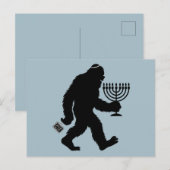 Jewish Bigfoot Chanoeka Chanoeka Humor Hilarious Briefkaart (Voorkant / Achterkant)