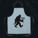 Jewish Bigfoot Chanoeka Chanoeka Humor Hilarious Schort<br><div class="desc">Jewish Bigfoot Chanoeka Chanoeka Humor Hilarious Menorah Dreidel</div>