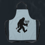 Jewish Bigfoot Chanoeka Chanoeka Humor Hilarious Schort<br><div class="desc">Jewish Bigfoot Chanoeka Chanoeka Humor Hilarious Menorah Dreidel</div>