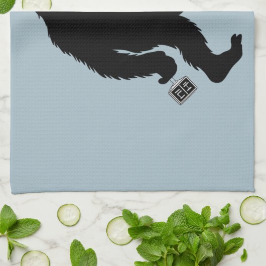 Jewish Bigfoot Chanoeka Chanoeka Humor Hilarious Theedoek (Gevouwen)