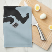 Jewish Bigfoot Chanoeka Chanoeka Humor Hilarious Theedoek (Quarter Fold)