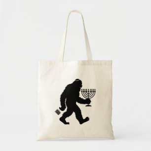 Jewish Bigfoot Chanoeka Chanoeka Humor Hilarious Tote Bag