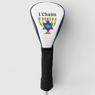 Jewish Candlesticks L'Chaim Golfheadcover
