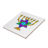 Jewish Candlesticks Tegeltje (Zijkant)