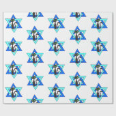 Jewish Cat Stars Cadeaupapier (Vlak)