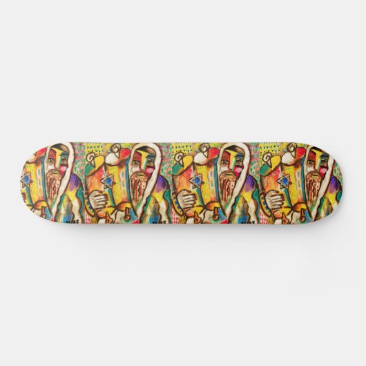 Jewish Celebration Skateboard - Torah (Horizontaal)