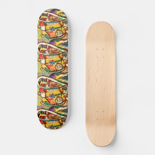 Jewish Celebration Skateboard - Torah (Voorkant)