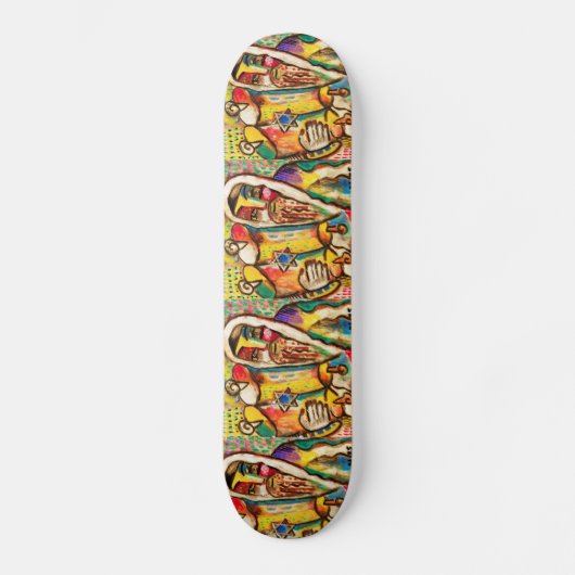 Jewish Celebration Skateboard - Torah (Voorkant)