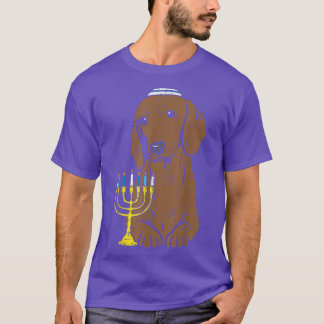 Jewish Dachshund Wiener Dog Hanukkah Pajamas Chanu T-shirt